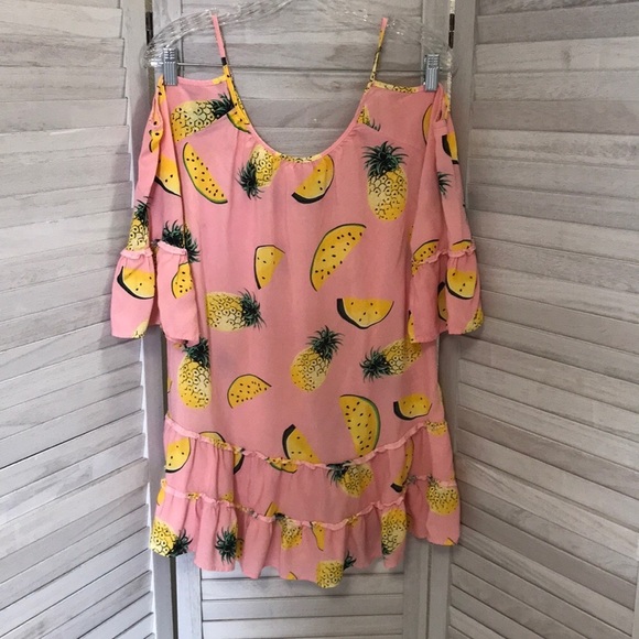 Solitaire Swim Other - Summery ruffled mini cover-up